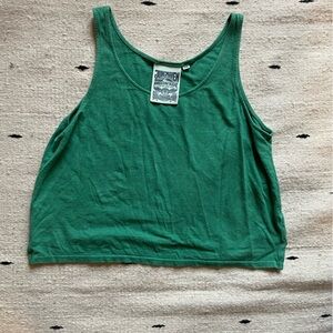 Jungmaven XS green crop tank